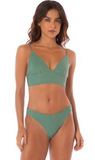 Shamrock Green Mirage Bikini Top