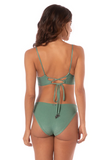 Shamrock Green Mirage Bikini Top