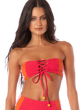 Apple Red Nomad Bikini Top