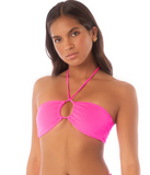 Fucshia Brilliant Bikini Top