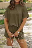 Ribbed Short Set (2 Colors)