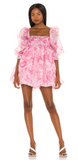 Babydoll Toile Lace Puff Dress