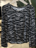 Stretchy Silky Cropped Puff Sleeve Blouse