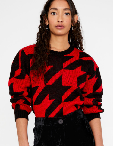 Houndstooth Jumper