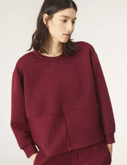 Quilted Sweatshirt