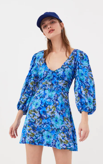 astor mini dress For Love And Lemons | Dresses | For Love And Lemons Astor Mini Dress Blue Floral Xsmall Nwt